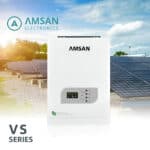 AMSAN Inverter Hybrid 3kVA 24V 48V Low Frequency MPPT 60A VS Series