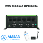 MPPT AMSAN 100A 12V 24V 36V 48V Solar Charge Controller SCC Hijau - Gambar 4