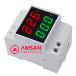 D52-2042 Din rail volt meter Ampere meter AC 100A D52 2042 - Gambar 4