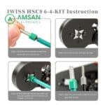 IWISS HSC8 6-6-4 Tang Crimping Ferrules Terminal Skun Ferruless - Gambar 5