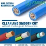 IWISS WX-206 Cable Cutter 6.5 Inchi 24mm Tang Potong Kabel AWG3 - Gambar 2