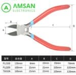 IWISS 5 6 Inchi Diagonal Flush Cutter PL2100 PL2200 - Gambar 4