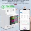 AT4PW 100A MCB WIFI Smart Breaker Timer Hz PF kWh Meter Din Rail
