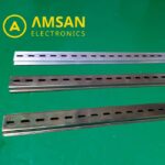 Rel MCB Alumunium Besi Dudukan MCB Rail C45 Steel 1.0mm - Gambar 6