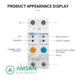 Smart MCB Wifi 63A ELCB RCBO kWh Meter Over Voltage Current Protection - Gambar 5