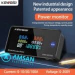 KWS-DC200 10A 50A 100A 200V DC Wattmeter KWH Ampere Watt Meter Keweisi