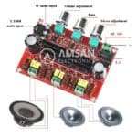 XH M139 2.1 Chanel Digital amplifier subwoofer module TPA3116D2