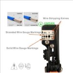 IWISS 0822 Wire Stripper Cutter Pemotong Pengupas Tang Potong Kabel - Gambar 5