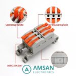 KV227G PCT SPL-3-4-5 Din Rail Sambungan Kabel Wago Terminal Block 3P 4P 5P - Gambar 3