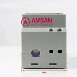 D52-2048 Din rail Volt Ampere Watt Kwh Energi Meter AC 80-300V 0-100A - Gambar 3