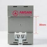 D52-2048 Din rail Volt Ampere Watt Kwh Energi Meter AC 80-300V 0-100A - Gambar 4