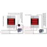 D52-2048 Din rail Volt Ampere Watt Kwh Energi Meter AC 80-300V 0-100A - Gambar 5