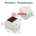 D52-2047 AC80V-300V built-in CT DIN rail Multi-fungtion Meter - Gambar 3