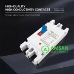DC MCCB TOMZN 2P 600V 100-250A Overload Protection Switch Protector - Gambar 4