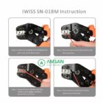 IWISS SN-01BM Tang Crimping Terminal Molex JST PH2.0 XH2.54 Dupont - Gambar 5