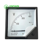 Voltmeter Analog Volt Meter 6L2-V 450VAC 450V AC 80X80 80MM - Gambar 2