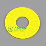 Warning Circle Emergancy Stop 22mm STOP60mm Penanda Kuning - Gambar 4