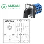 Selector Switch 3 Posisi LW26-20 /3 D303 Saklar Rotari 20A - Gambar 2