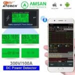 DT3010 DC 300V 100A Bluetooth Volt Ampere Power kWh Meter ATORCH