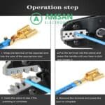 IWISS SN 58B = 28B + 48B Tang Crimping DuPont TE JST Molex EDM Cutting - Gambar 6
