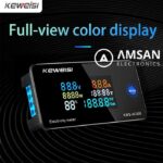 KWS-AC300 100A 6in1 Display kWh Power Factor Watt Meter Keweisi - Gambar 5