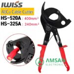HS-520A 400mm Cable Cutter HS-325A Tang Potong Pemotong Kabel 240mm - Gambar 2