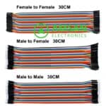Kabel Dupont 30 CM Male to Male to Female to Female 30cm Arduino