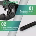 IWISS IWS-0670C 6-70mm Tang Crimping Terminal DT SC OT UT Cabel Lugs - Gambar 4