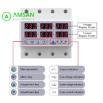 TOVPD3 Three Phase 3 3P 63A 100A TOMZN Over Under Voltage Current Protection - Gambar 2