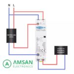 Kontaktor 2NO 2NC 1NO1NC 25A AC 220V TOMZN TOCT1 2P Din-Rail Contactor - Gambar 2