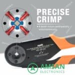 IWISS HD-0812D Deutsch DTP Crimper Tool AWG12-8 Heavy-duty Connector - Gambar 2