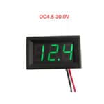 Volt meter Digital Mini DC 30V 0.56mm 2 kabel - Gambar 3