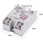 solid state relay 40A SSR-40DA 40A DC to AC - Gambar 3