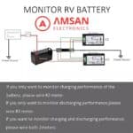 Peacefair PZEM-051 50A 100A Kwh Watt Meter DC 100V Battery Analyzer - Gambar 5
