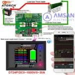 ATORCH DT24P 1000V 30A-1000A Digital Display Battery Analyzer Capacity Tester - Gambar 6