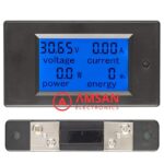 Peacefair PZEM-051 50A 100A Kwh Watt Meter DC 100V Battery Analyzer - Gambar 3
