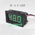 High Voltage DC Voltmeter 120V Volt Meter Digital 0.56 Inch 2 Kabel - Gambar 2