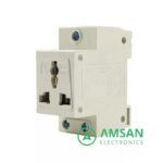 Stop Kontak Din Rail AC30 Universal 10A-16A 250V - Gambar 2