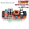 DC Step-Up Boost Converter 1200W CV CC 20A Power Supplay 6-80V