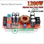DC Step-Up Boost Converter 1200W CV CC 20A Power Supplay 6-80V