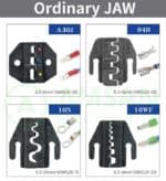 IWISS Jaw IWS HS LX Series Mata Tang Crimping - Gambar 3