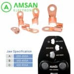 IWISS IWS-25500 Tang Crimping Skun OT-500 Battery Lugs Terminal OT500 - Gambar 3