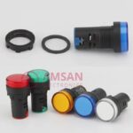 Pilot lamp LED AD16 22DS 22mm AC 220v / lampu indikator panel - Gambar 2