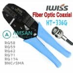Iwiss HT-336G Fiber Optic Coaxial BNC SMA Tang Crimping RG58 RG59 RG62