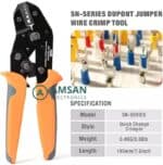 IWISS SN SET KIT Tang Crimping Quick Changing 2546B 48B 02C 06WF X-6 - Gambar 4
