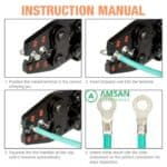 IWISS IWS-16 Ratchet Crimping Tool Non-Insulated Terminal AWG22-6 - Gambar 4
