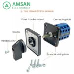 Selector Switch 3 Posisi LW26-20 /3 D303 Saklar Rotari 20A - Gambar 3