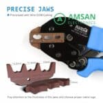 IWISS IWS-20100 Battery Lugs Open Barrel Connector Crimping Tools - Gambar 3
