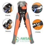 IWISS HS-D2 Wire Stripper 24-10AWG 0.2-6mm Cable Cutter Crimper - Gambar 6