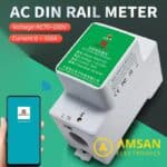 PZIOT E01 AC Din Rail Multifunction Meter 100A Wifi Bluetooth PZEM
